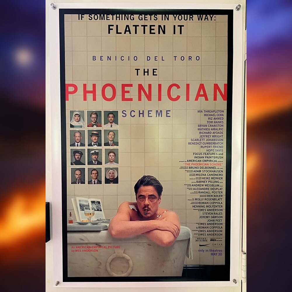 THE PHOENICIAN SCHEME (2025) - ORIGINAL DOUBLE SIDED MOVIE POSTER